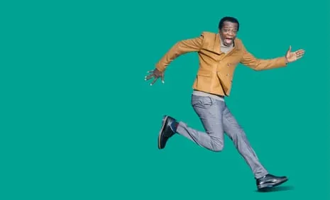 The Comedian Stephen K Amos: ‘My Feet Are a Disaster’ Plus They’re Connected to the Skinniest Limbs You’ve Ever Seen.